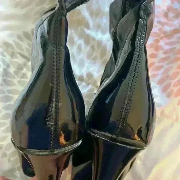 Knee high black platform boots - Picture 5 of 5